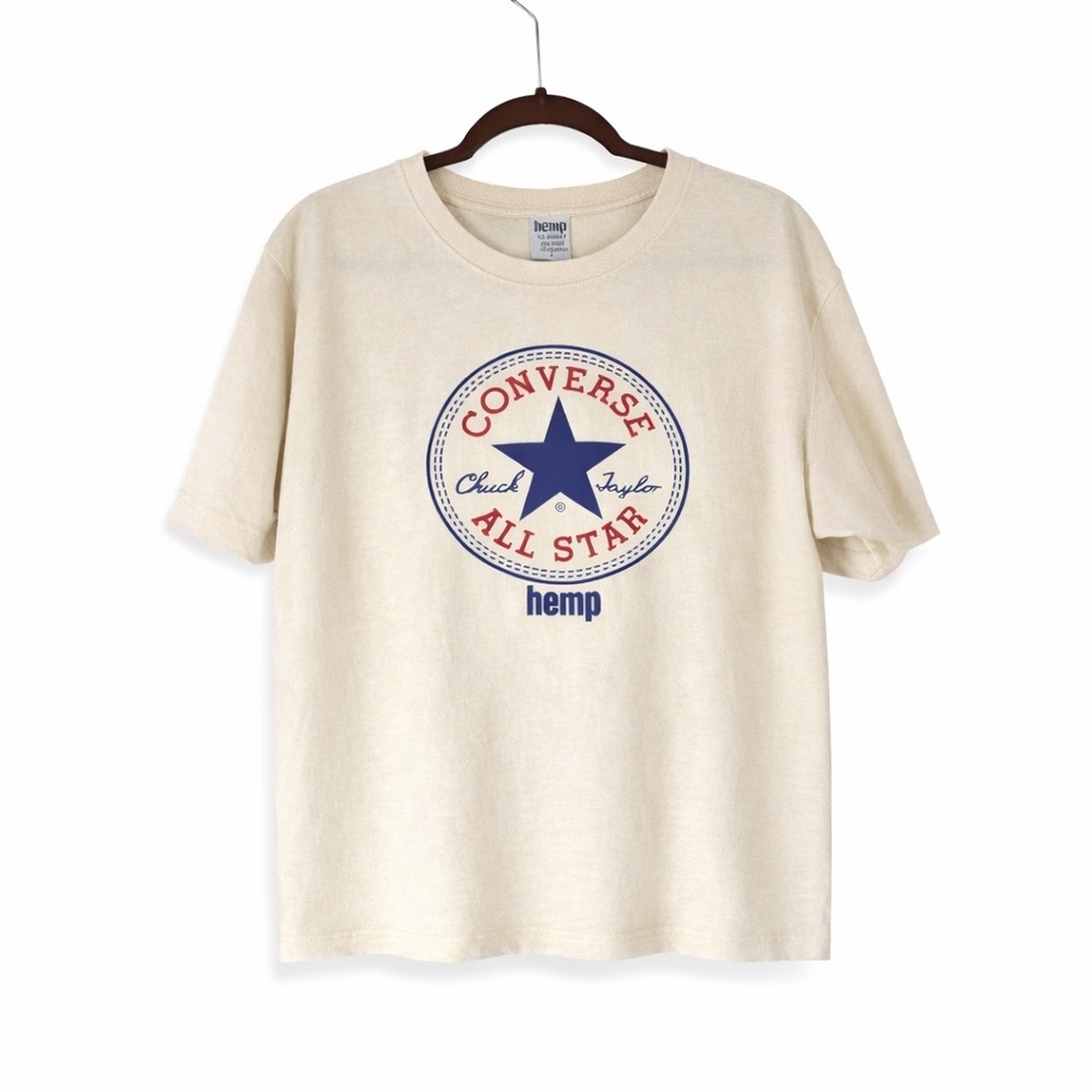 Vintage Hemp Brand x Converse All Star Chuck Taylor Shirt Men’s Size L Retro